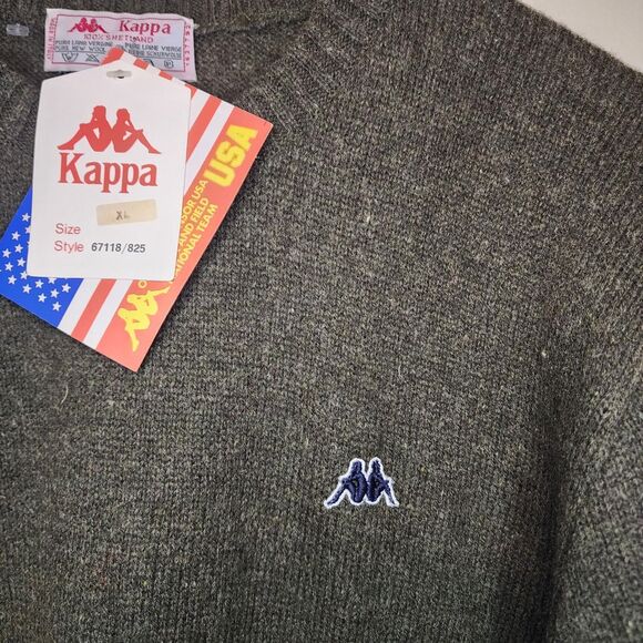 Vintage 70s Robe Di Kappa Shetland Wool Sweater Fair Isle New Deadstock Rare - Picture 6 of 15